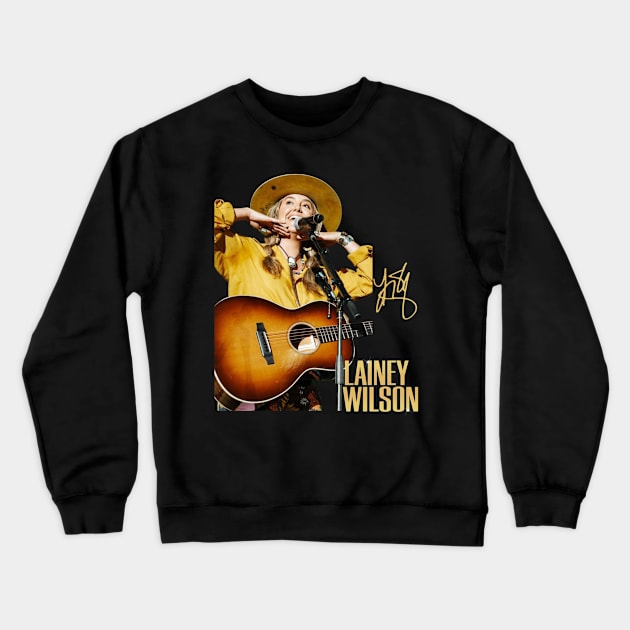 Lainey Wilson Style Crewneck Sweatshirt by Merle Huisman